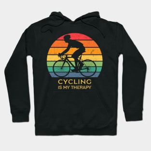 Cycling is my therapy Hoodie